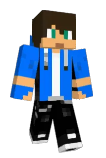 BluePuppyMiner Minecraft avatar full body