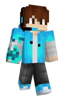 BlueR3KT Minecraft avatar full body