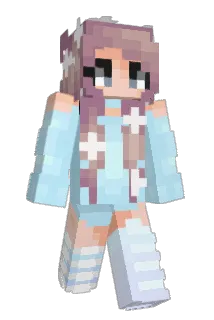 BlueReign Minecraft avatar full body