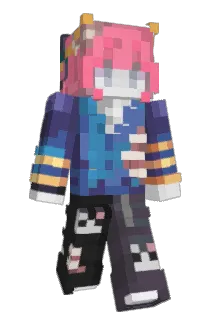 BlueSaysHi Minecraft avatar full body
