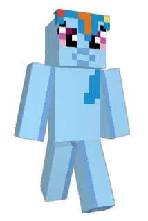 BlueScreenPony Minecraft avatar full body