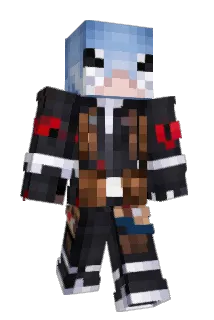 BlueShak Minecraft avatar full body