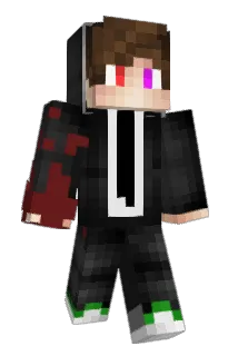 BlueTR Minecraft avatar full body