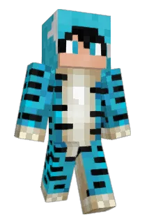 BlueTigerUHC Minecraft avatar full body