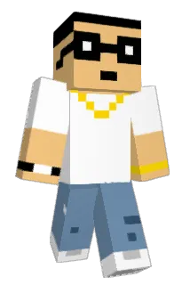 BlueTubby Minecraft avatar full body