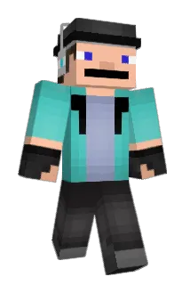 BlueW2 Minecraft avatar full body