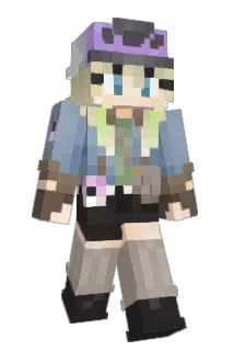 BlueWeasel Minecraft avatar full body