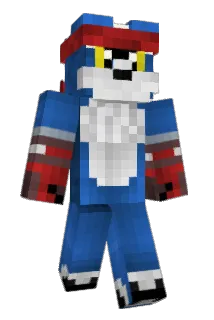 BlueWolfGamer Minecraft avatar full body
