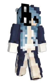 BlueWolfPuppy Minecraft avatar full body