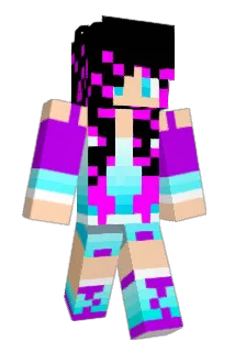 BlueZot Minecraft avatar full body