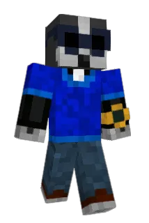 Blue_Badger_ Minecraft avatar full body