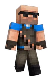Blue_Heavy Minecraft avatar full body