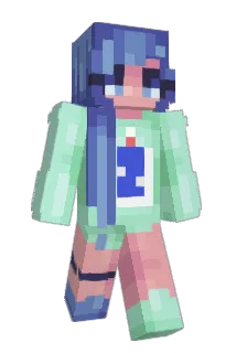 Blue_Slushies Minecraft avatar full body