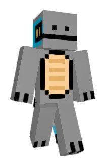 Blue_t_Link_Dino Minecraft avatar full body