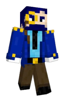 BluebeardGamer Minecraft avatar full body