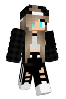 Bluebotton Minecraft avatar full body