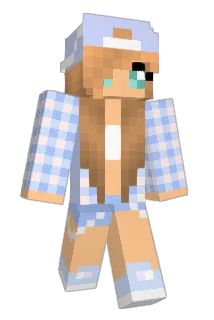 Bluebst Minecraft avatar full body