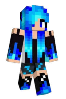 BlueeGirl Minecraft avatar full body