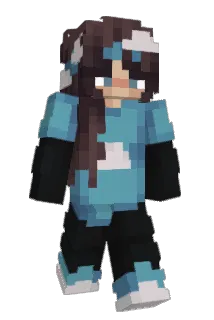 Blueluelue Minecraft avatar full body