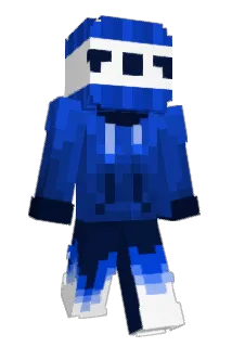 Bluemissile Minecraft avatar full body