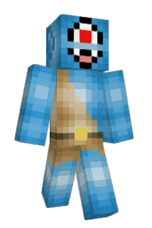 Bluepumkin Minecraft avatar full body