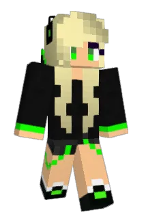 Blueviolett Minecraft avatar full body