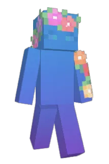 Bluevou Minecraft avatar full body