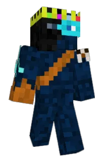 Bluewidow Minecraft avatar full body
