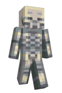 Bluewolverine Minecraft avatar full body