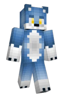 Bluewuff Minecraft avatar full body