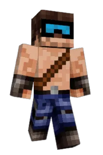BlueyBones Minecraft avatar full body