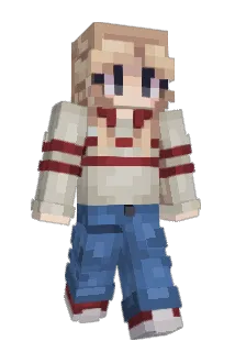 Bluezinhaaa Minecraft avatar full body