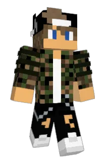 Blufiz Minecraft avatar full body