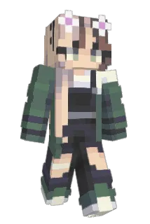 Bluluu Minecraft avatar full body