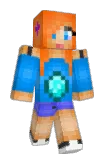 BlumePurple Minecraft avatar full body