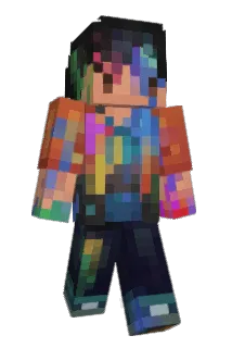 Bluqua Minecraft avatar full body