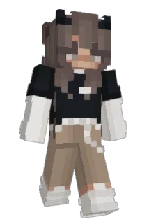 BlushingGirl Minecraft avatar full body