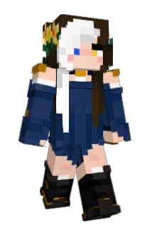 BluuBerrry Minecraft avatar full body