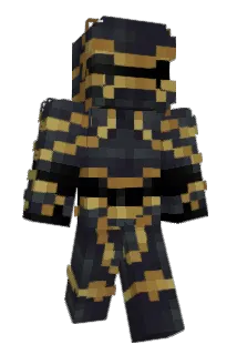 Blxckmen Minecraft avatar full body
