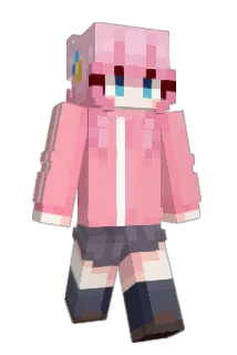 Bocchi4Real Minecraft avatar full body