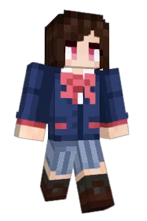 BocchiUmU Minecraft avatar full body
