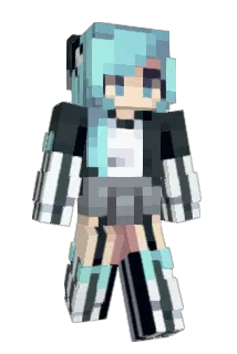 Bodoni Minecraft avatar full body