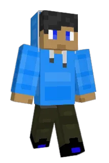 BoltBlue Minecraft avatar full body