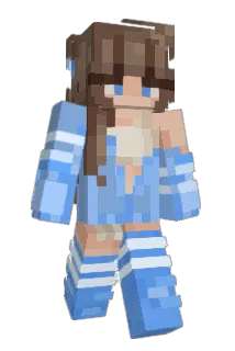 BonitaBlue Minecraft avatar full body