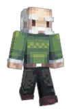 Bookstand Minecraft avatar full body
