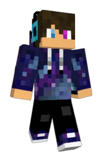 BoosterBlue Minecraft avatar full body