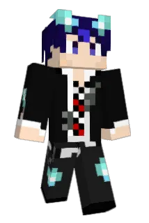 BornLuckyx Minecraft avatar full body