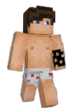 Bostobot Minecraft avatar full body