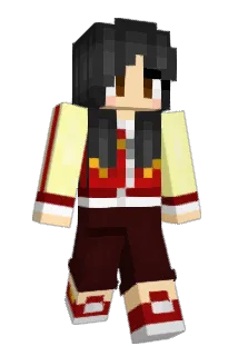 Bottomphobic Minecraft avatar full body