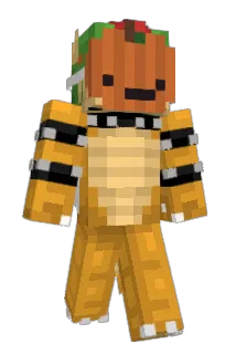 Bowser Minecraft avatar full body